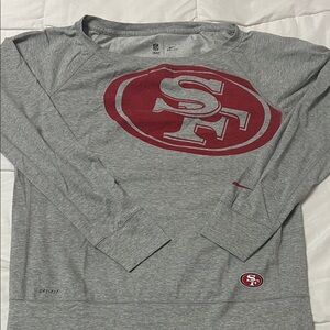 Nike Gray Dri-FIT Shirt with SF Emblem